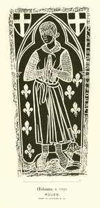 Dalle incisée (gravure)