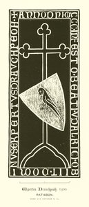 Dalle incisée (gravure) - English School