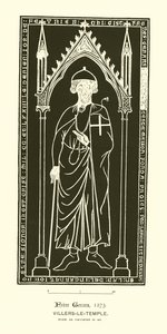 Dalle incisée (gravure)