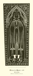 Dalle incisée
