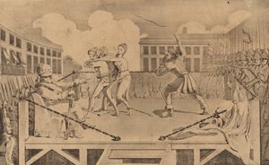 Infliction du Knout en Russie - English School