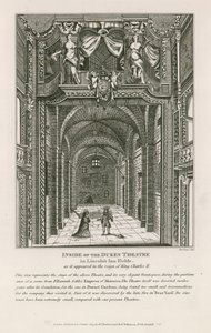 Intérieur du théâtre des Ducs à Lincolns Inn Fields, tel qu