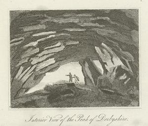 Vue intérieure du pic du Derbyshire - English School