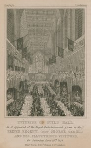 Intérieur de Guildhall, Londres, tel qu