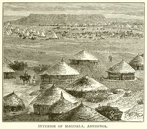 Intérieur de Magdala, Abyssinie - English School