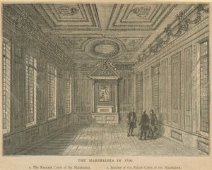 Intérieur de la cour du palais de la prison de Marshalsea - English School