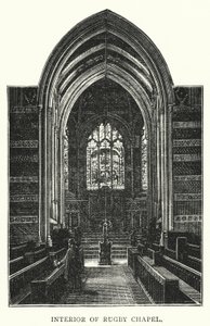 Intérieur de la chapelle de Rugby
