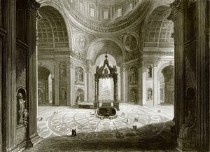 Intérieur de Saint-Pierre de Rome - English School
