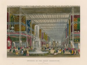 Intérieur de la Grande Exposition, du transept regardant vers l