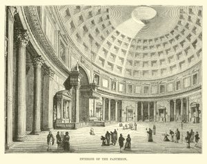 Intérieur du Panthéon - English School