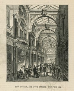 Intérieur de la nouvelle arcade sur Old Bond Street - English School