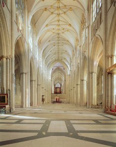 Vue intérieure de la nef, 1291-1345
