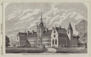 Collège International, Spring Grove, Middlesex, MM. Norton et Masey, Architectes (gravure) - English School
