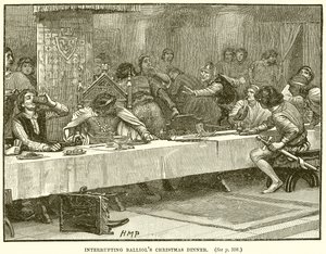 Interruption du dîner de Noël de Balliol - English School