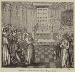 Entrevue de Godefroy de Bouillon avec l