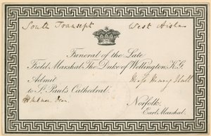 Invitation aux funérailles d