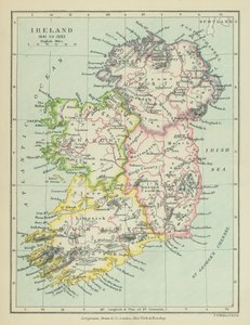 Irlande (lithographie couleur) - English School