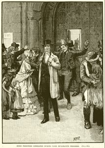 Prisonniers irlandais libérés pendant la progression de Lord Mulgrave - English School