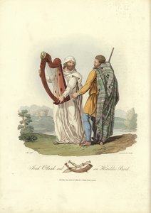 Ottamh irlandais et un barde héraldique