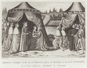 Isabelle, fille du roi de France, donnée en mariage au roi d