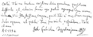 J G Doppelmaier - English School