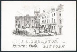 J L Thornton, carte de visite - English School