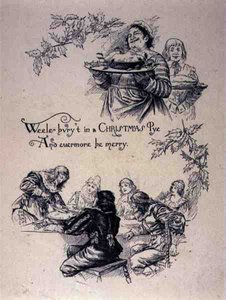 Scène de Noël de Style Jacobéen