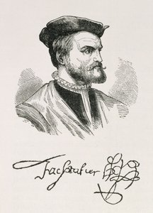 Jacques Cartier (1491-1557) illustration du Volume IV de 