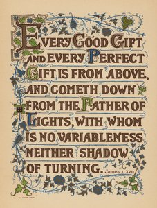 Jacques 1:17 (lithographie couleur)