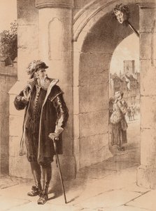 James Bird, "Son père passant un jour, et voyant le visage de son fils" - English School