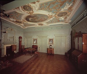 Salon de dessin de James Gibbs de Henrietta Place, vers 1728