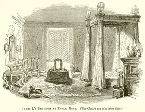 Chambre de James I à Knole, Kent
