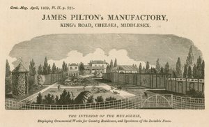 Manufacture de James Pilton, Kings Road, Chelsea - English School