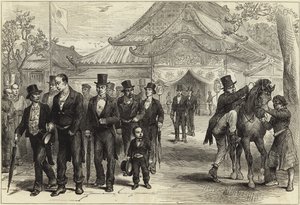 Fonctionnaires du gouvernement japonais revenant de rendre hommage au Mikado - English School