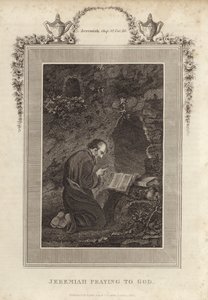 Jérémie priant Dieu