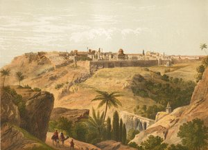 Jérusalem depuis la route de Béthanie - English School
