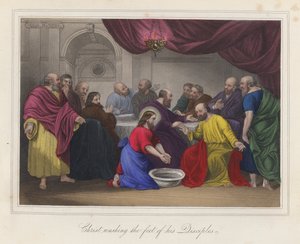 Jésus-Christ lavant les pieds de ses disciples