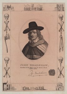 John Bradshaw, président de la Haute Cour de justice, décédé le 22 novembre 1695