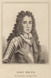John Bruce, Exécuté pour trahison en 1716 - English School