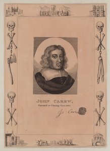 John Carew, exécuté à Charing Cross, 1660