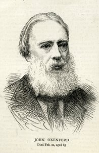 John Oxenford (1812-77) illustration de The Graphic 1877 - English School