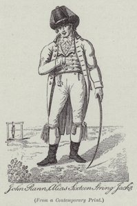 John Rann, alias Sixteen String Jack (gravure)