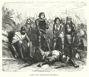 Jean sans Peur poignardé (gravure)