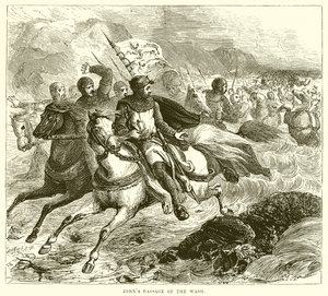 Le passage de Jean à travers le Wash - English School