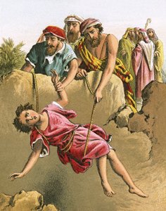 Joseph jeté dans la fosse - English School
