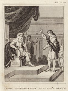 Joseph interprétant le rêve de Pharaon