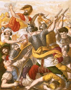 La défaite des Amorites par Josué