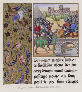 Josse de Haluin tué devant Gand - English School
