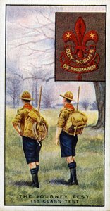 Test de parcours pour le badge de scout de première classe, 1929