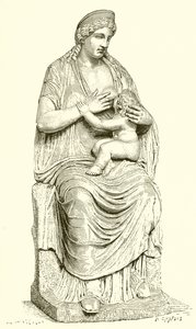 Junon allaitant Hercule (Statue au Vatican) - English School